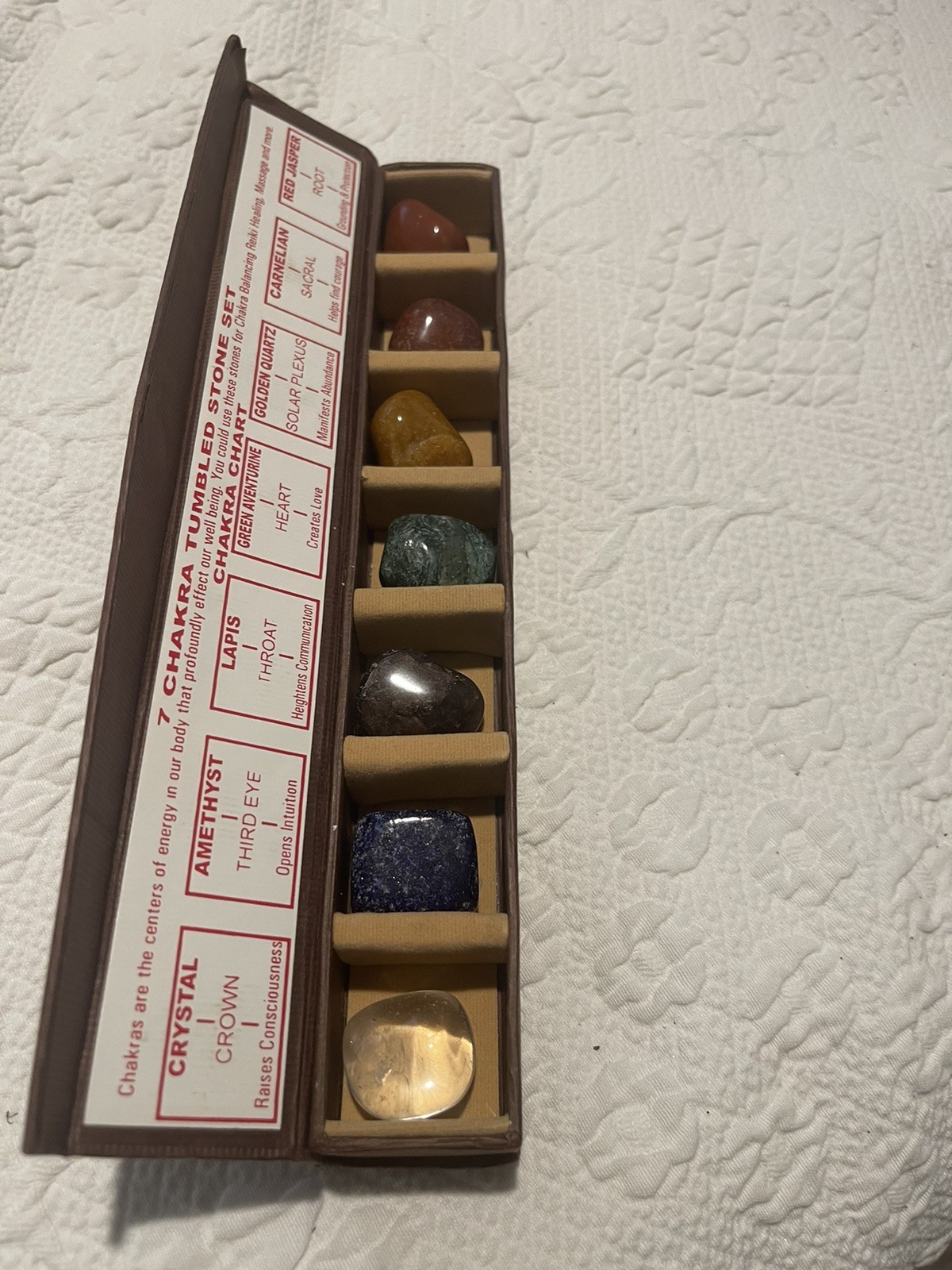 Set Of 7 Chakra Tumbled Stones