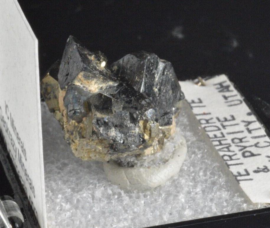 Tetrahedrite, Pyrite, Daly Judge Mine, Park City, Utah, Ex Jim WIlson 20x16x18mm