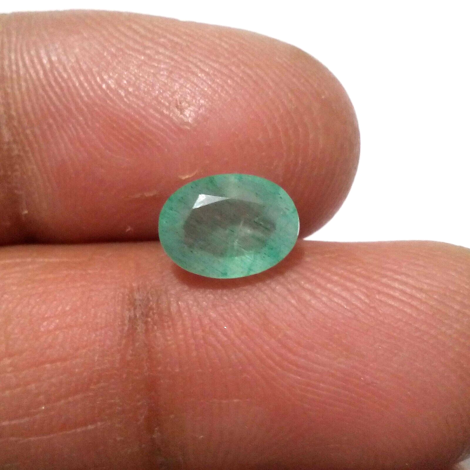 Fantastic Colombian Emerald Faceted Oval Shape 2.45 Crt Top Green Loose Gemstone