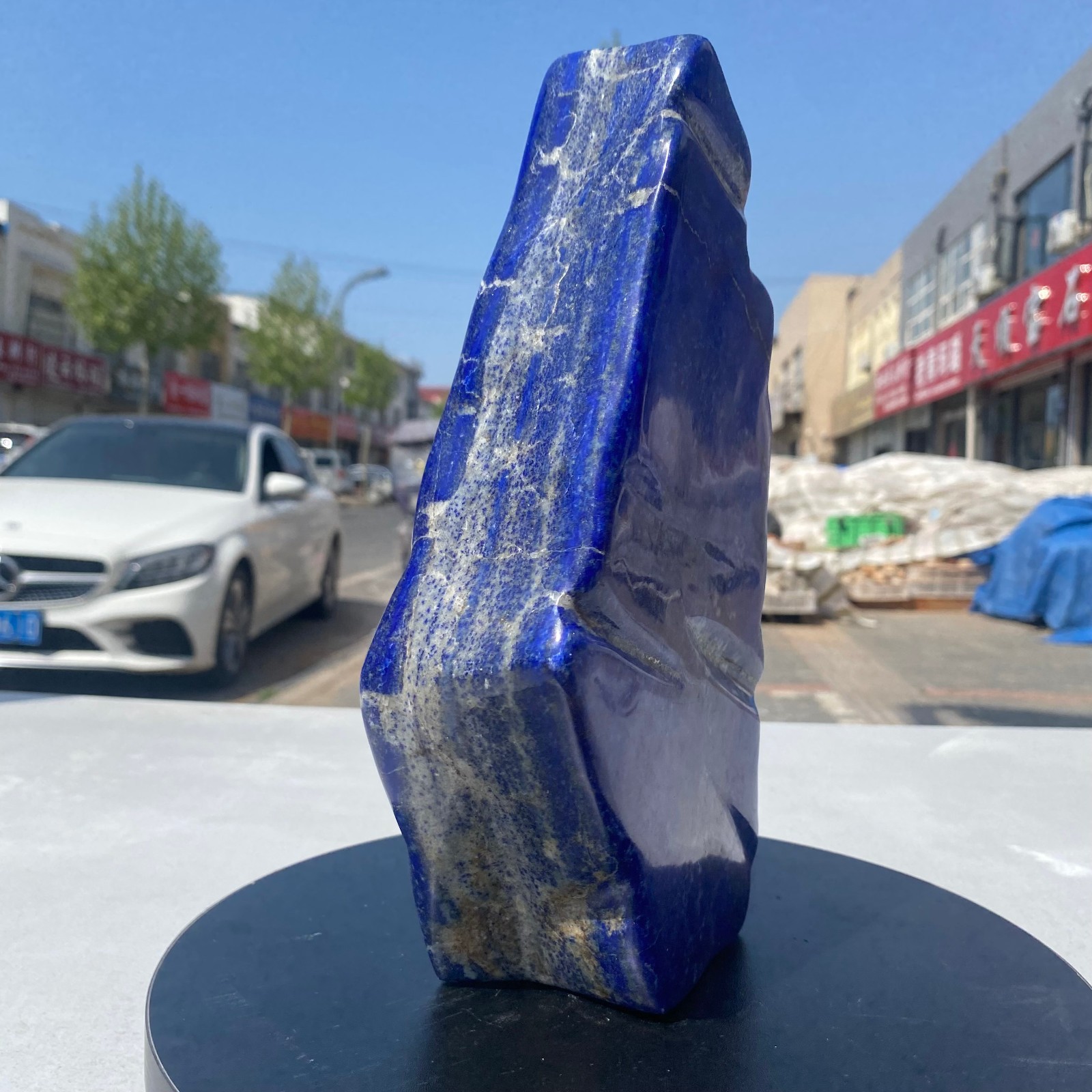 8.2LB Natural Stone Lapis Lazuli Freeform Polished Crystal Mineral Specimen