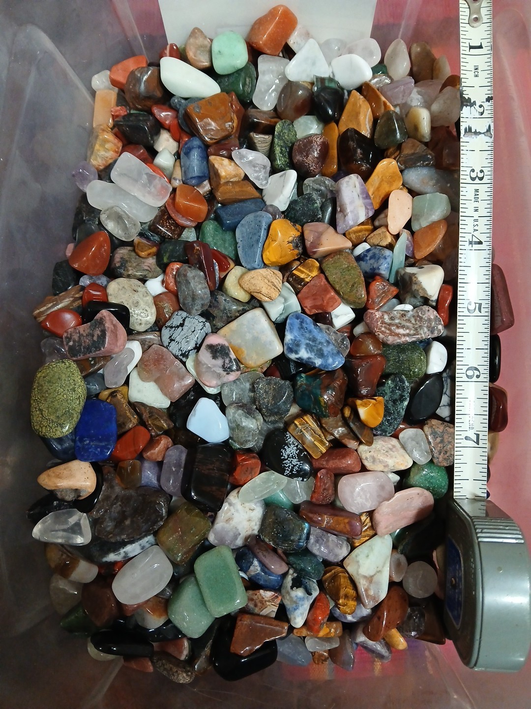 Tumbled Polished Stone Assortment Lot 1 Pound