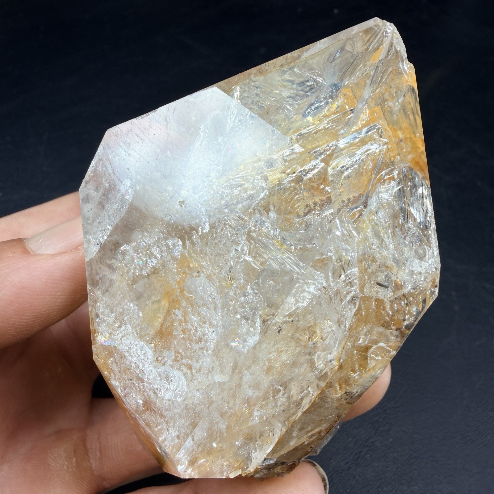 Large Herkimer Diamond Quartz Crystal Point / New York *VIDEO*