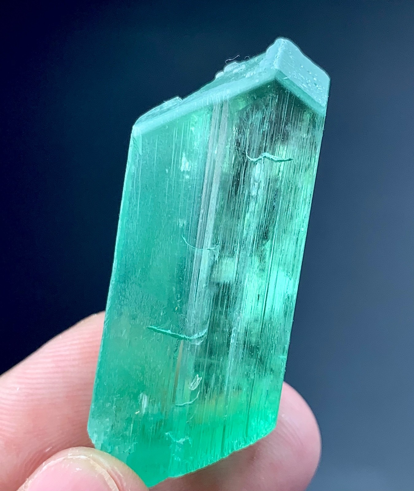 108 Carat Green kunzite Crystal specimen From Afghanistan