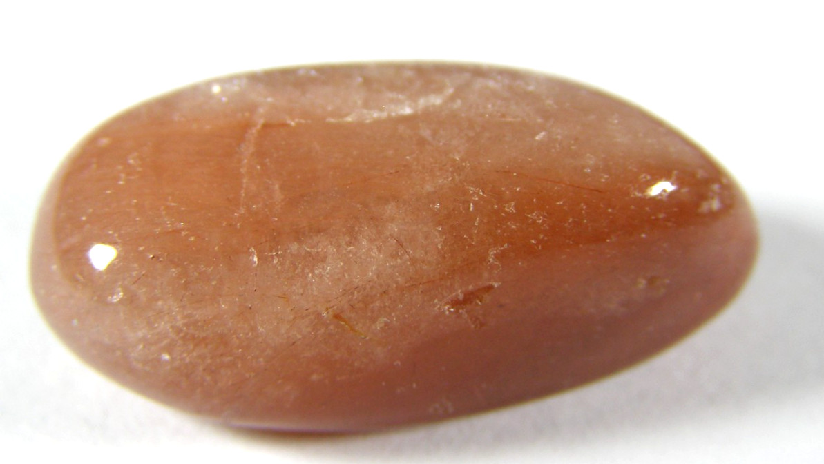 RED RUTILE QUARTZ TUMBLESTONE 2.5 x 1.3 cms 5.69 gms #9