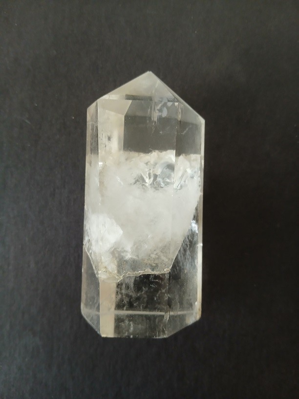 Crystal Clear Quartz 4 inch obelisk, point, wand, beautiful