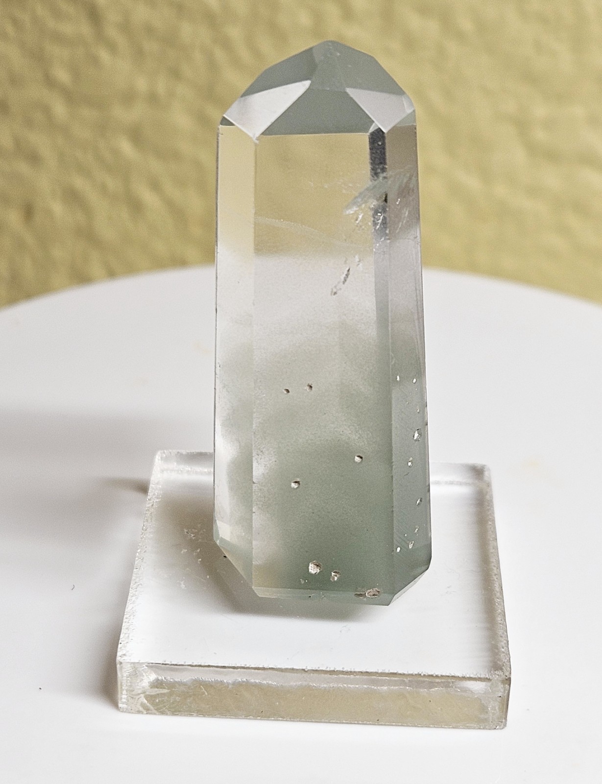Multi-Phantom Crystal Obelisk Tower w/Free Agate Geode Set, Brazil, + Free Stand
