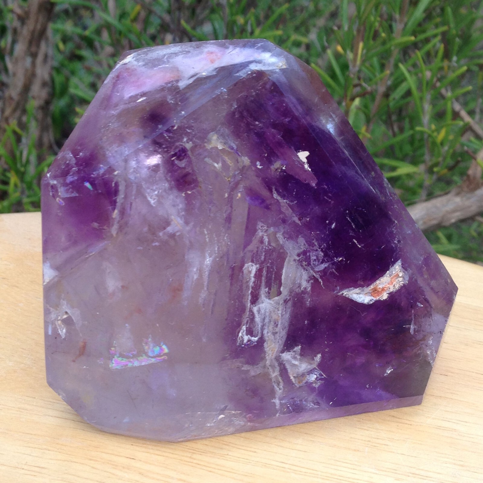 Amethyst Crystal Freeform Insight Focus Clairvoyance Wisdom 360g 9x7x4.6cm