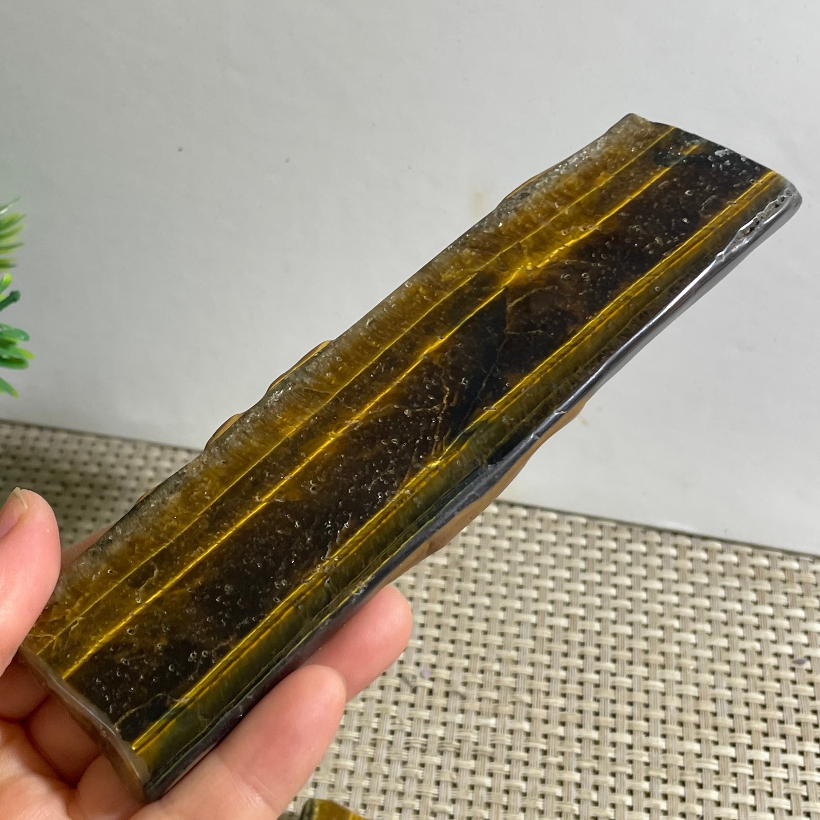 151g Natural tiger’s-eye Rough Raw Stone Rock Specimen Reiki healing