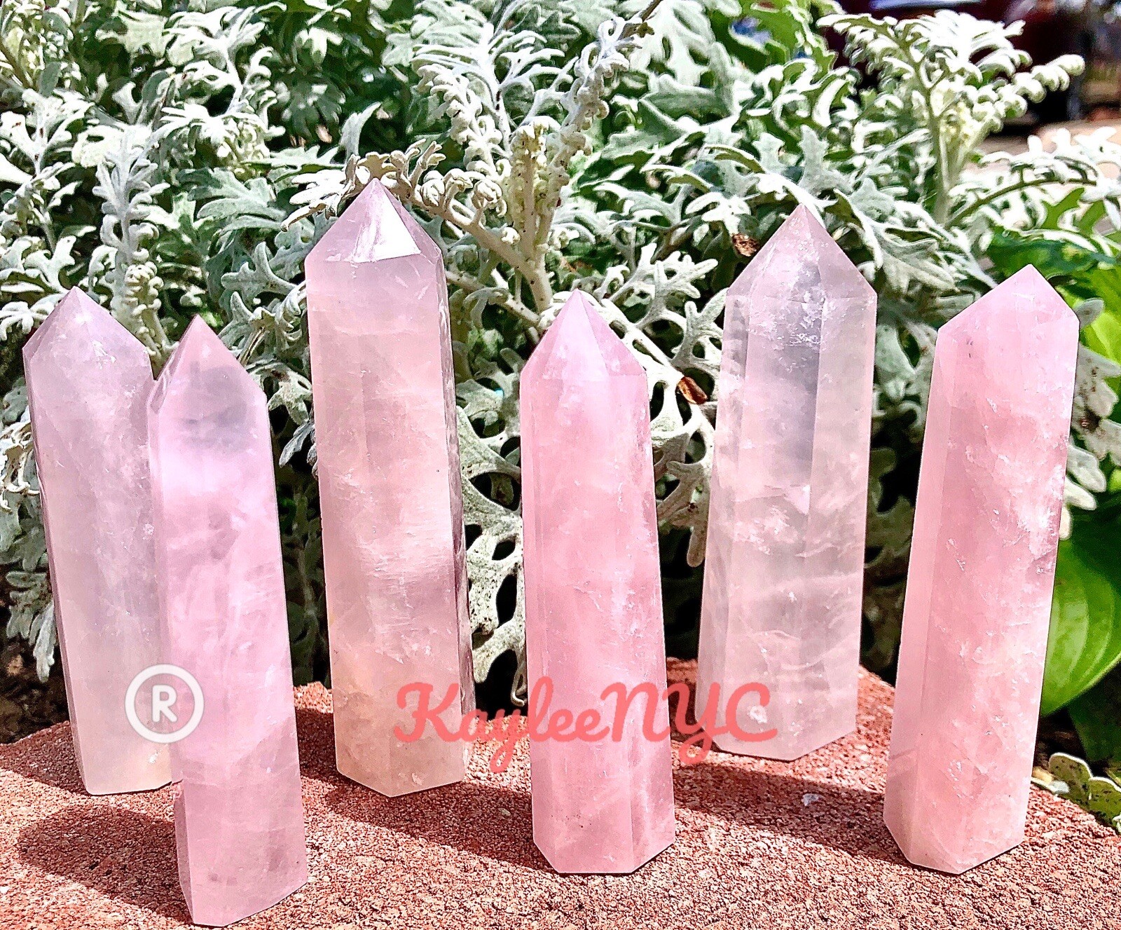 Wholesale Lot 1 Lb Natural Rose Quartz Obelisk Tower Point Crystal Natural