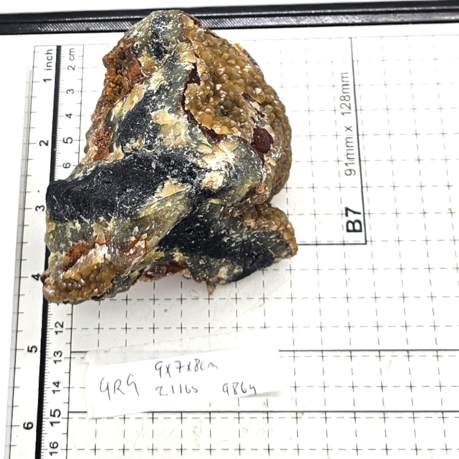 2.1 Lbs Smithsonite Mineral Specimen – Rare Quality – (986 g), 9x7x8 cm – Ojuela