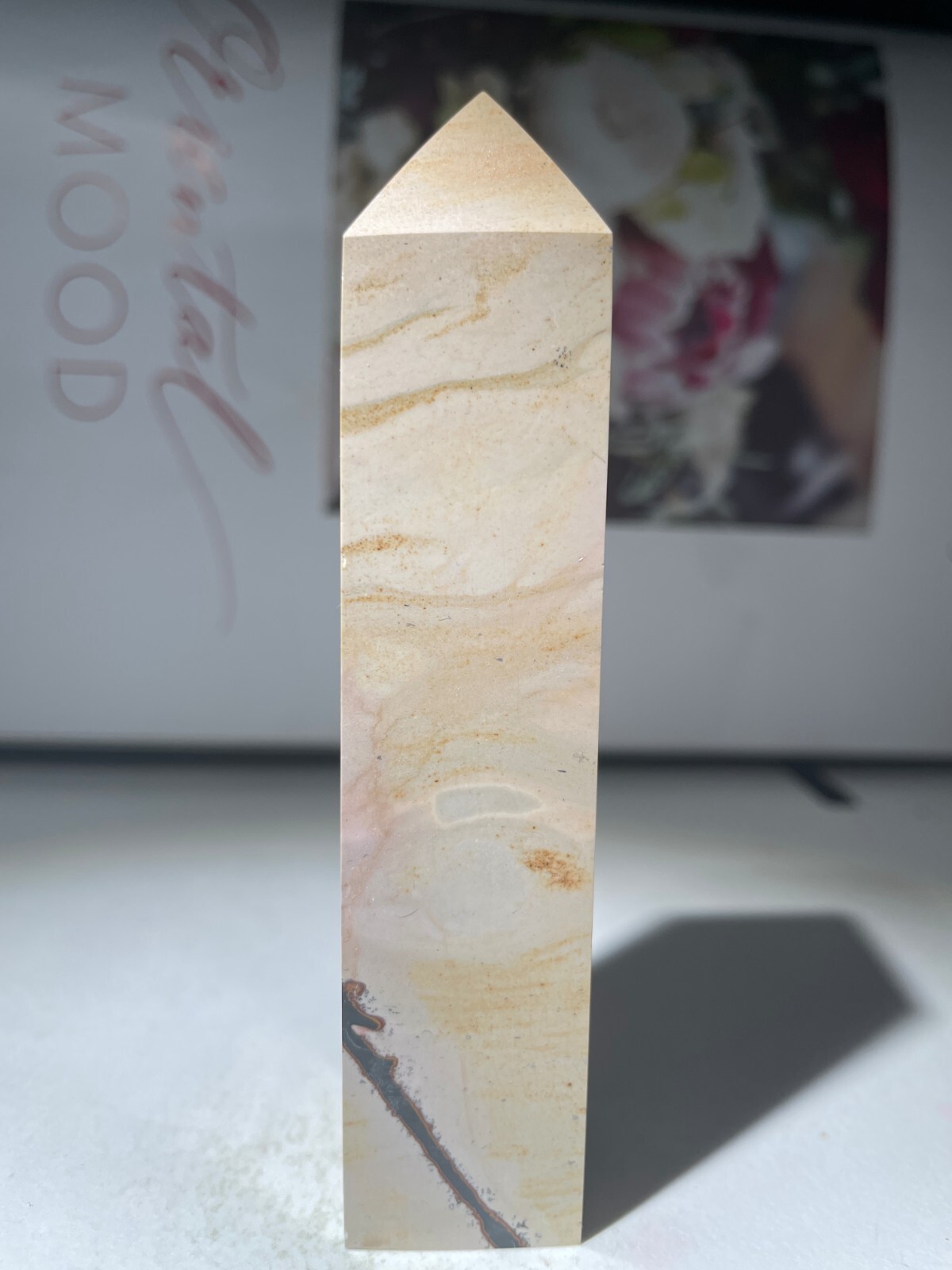 125g Traditional Chinese painting stone pagoda m06