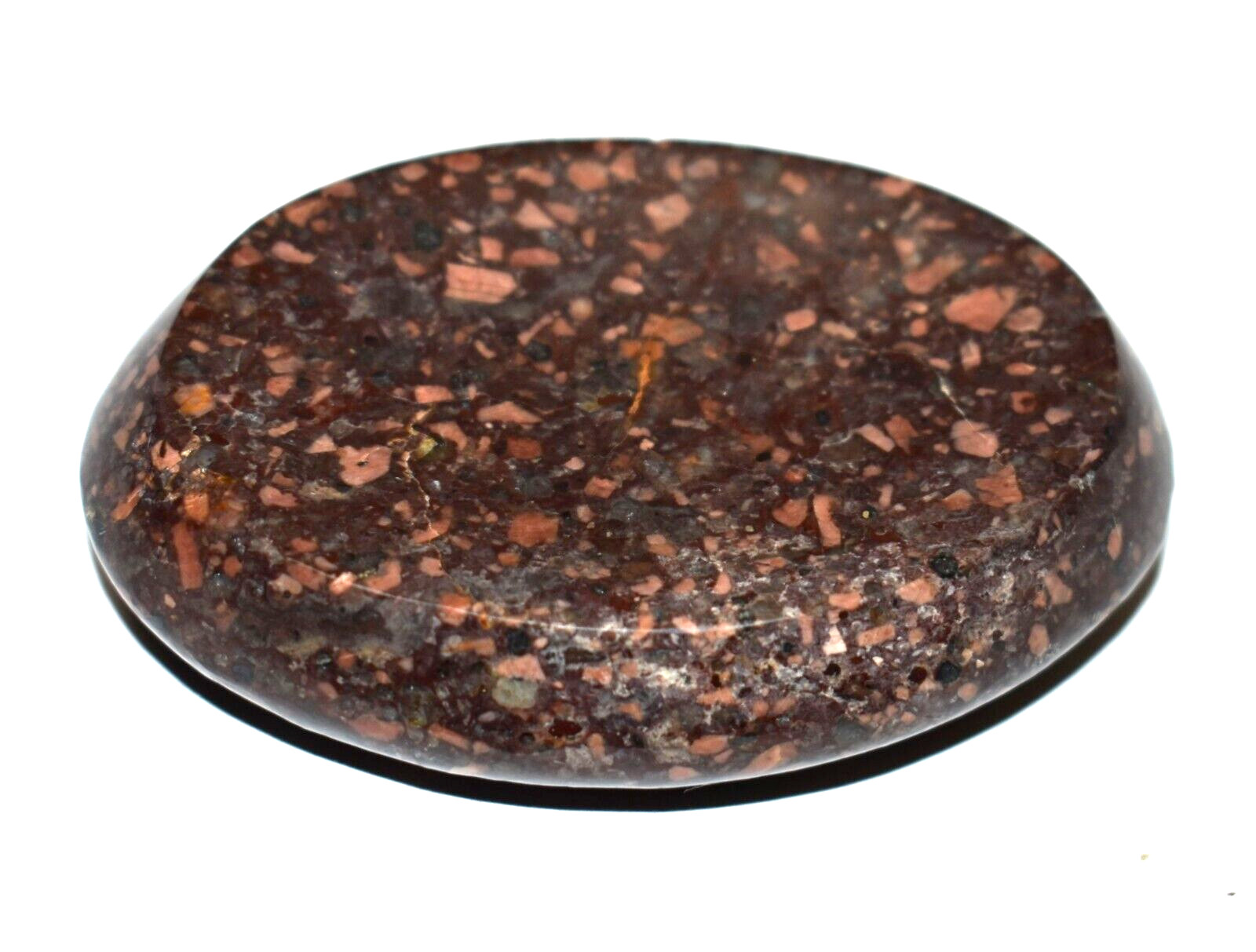 Rhyolite Volcanic Stone Pink Red Brown North Carolina Hand Carved and Polished