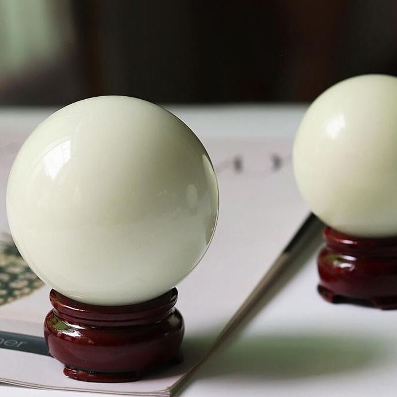 1pc Luminous Stone Green/Blue Glow In The Dark Crystal Sphere Ball 20-70mm