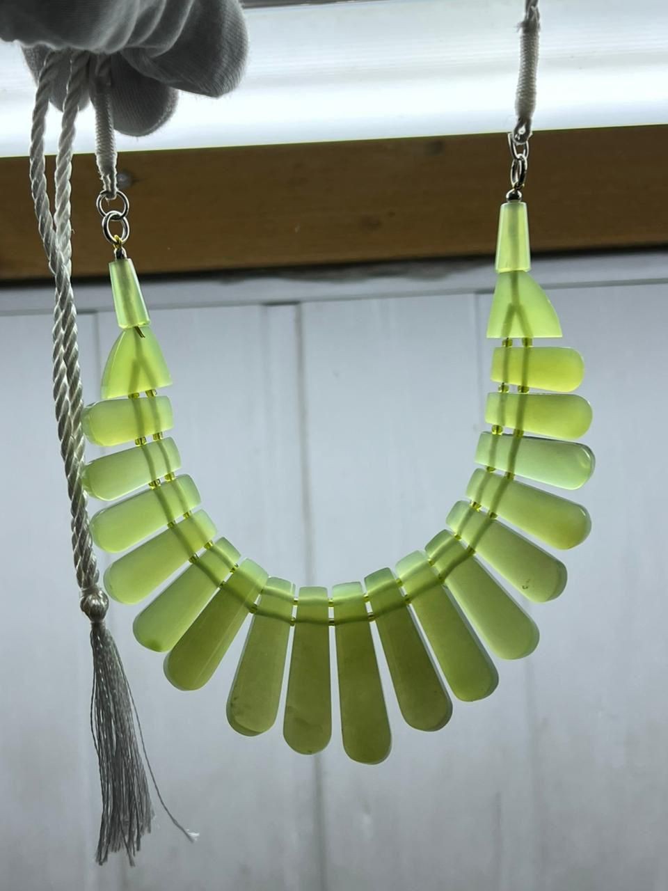 Natural Serpentine Top quality from Afghanistan necklace earrings and bracelet