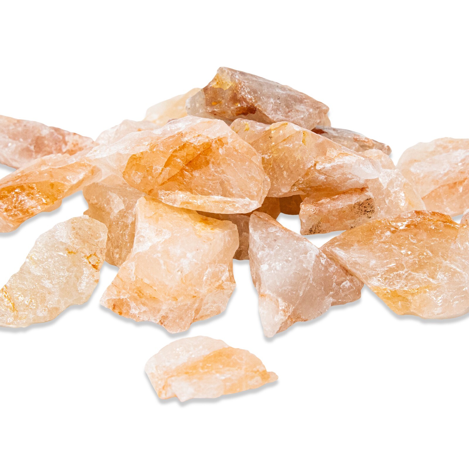 Fire Quartz Crystals Raw Rough Stones Bulk Healing Crystals Gemstones Rocks