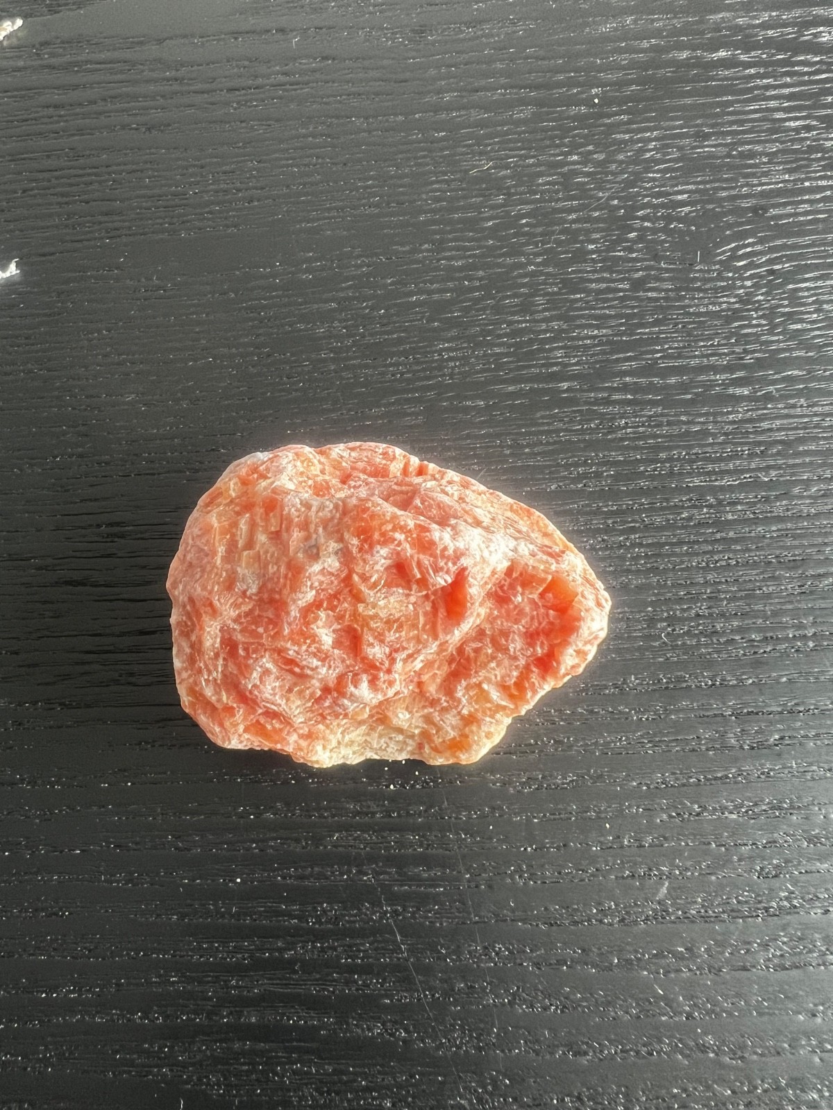 Large Raw Sunstone – Fire Calcite, Raw Sunstone Chunk 6×4.5cm 95g