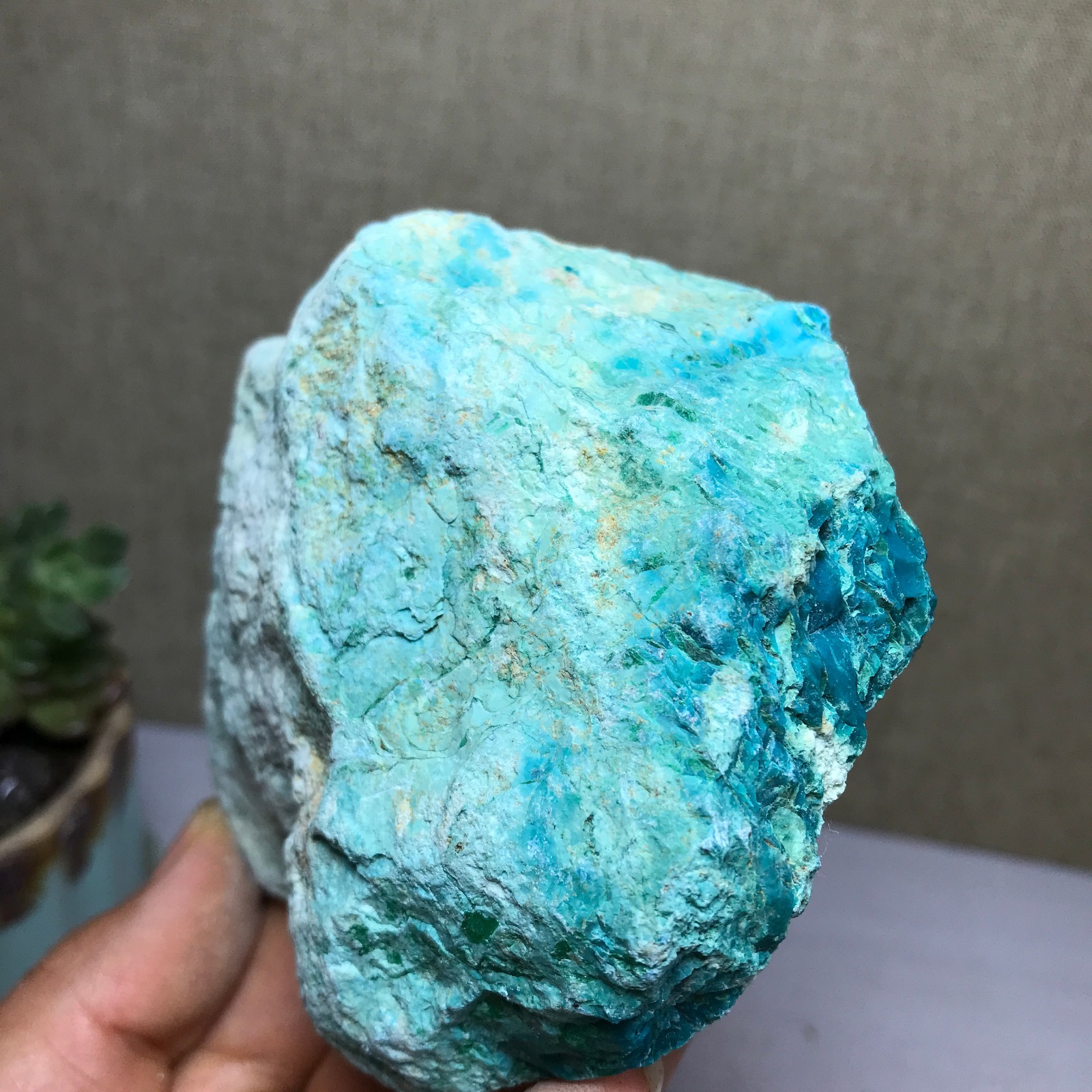 272g Natural Azurite/Malachite gemstone Rough original Crystal Specimen A5789