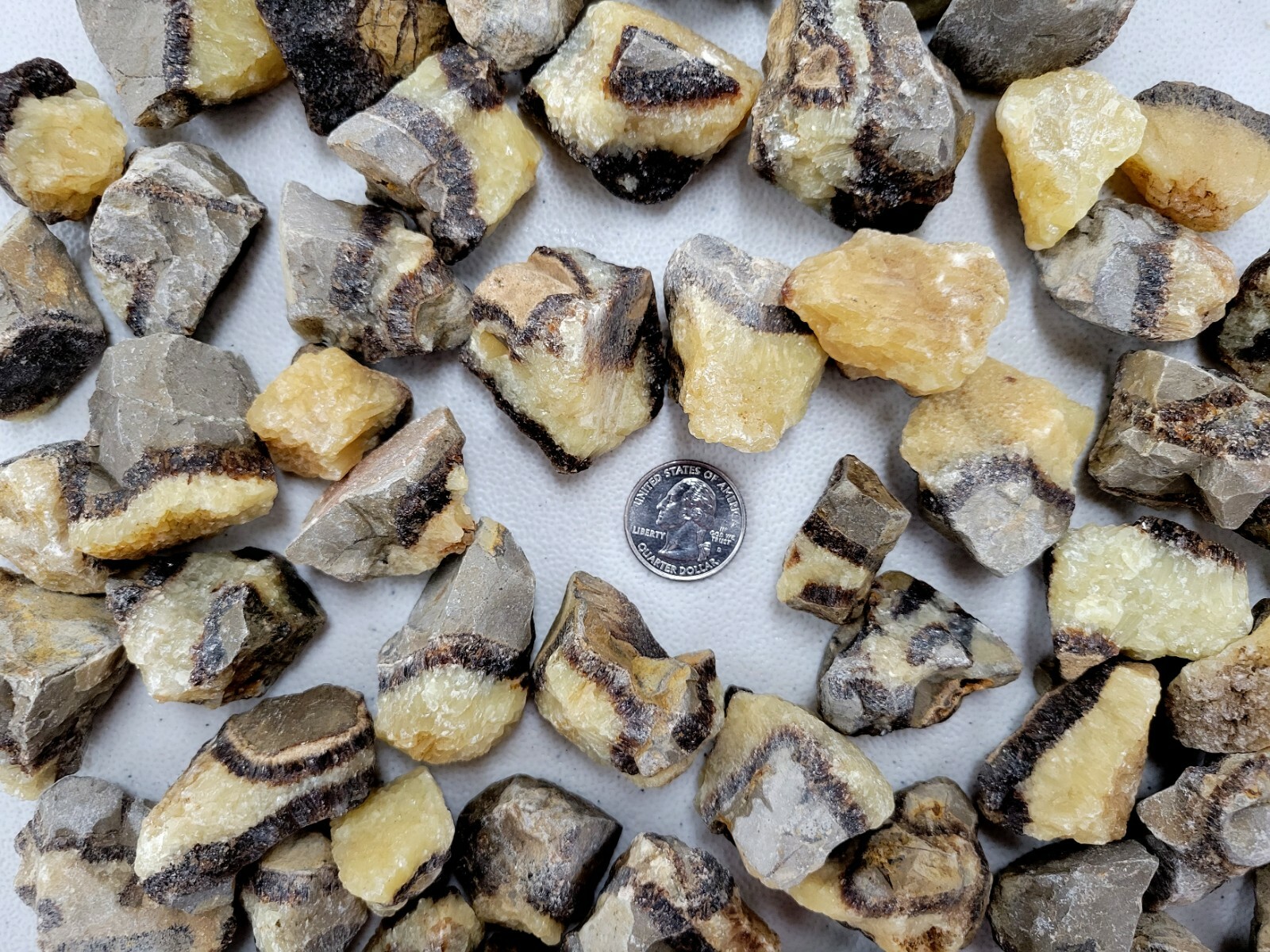 Raw Septarian Crystals Bulk Rough Natural Stones for Tumbling Crystal Healing