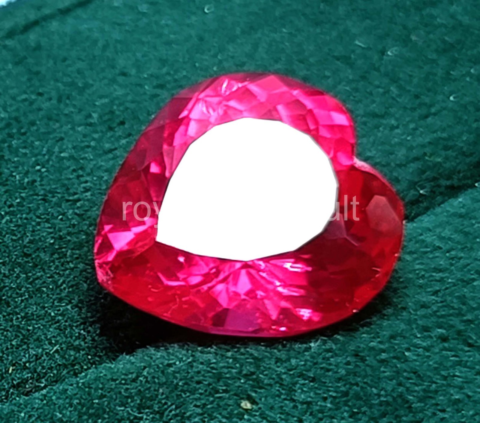 17.45 Carat Natural Pink Ruby Heart Cut IGL Certified Loose Gemstone 5AOR”