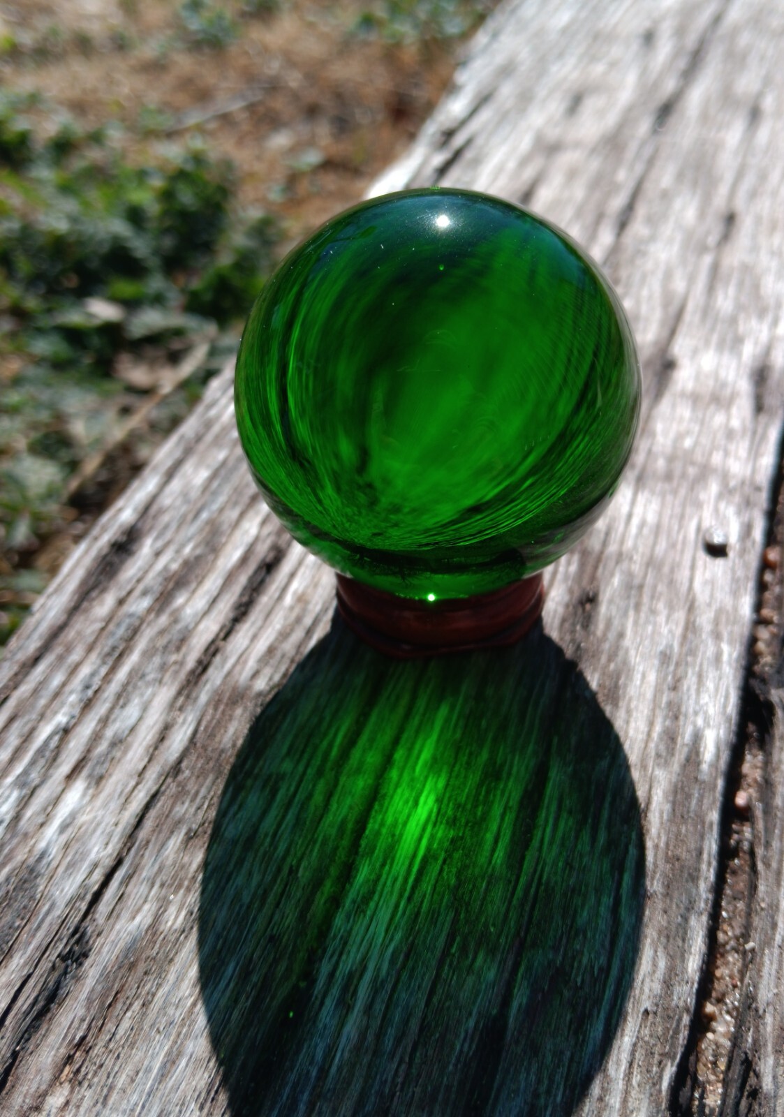 K9 Color Crystal Balls 50mm/80mm Sphere with Stand Meditation Feng Shui