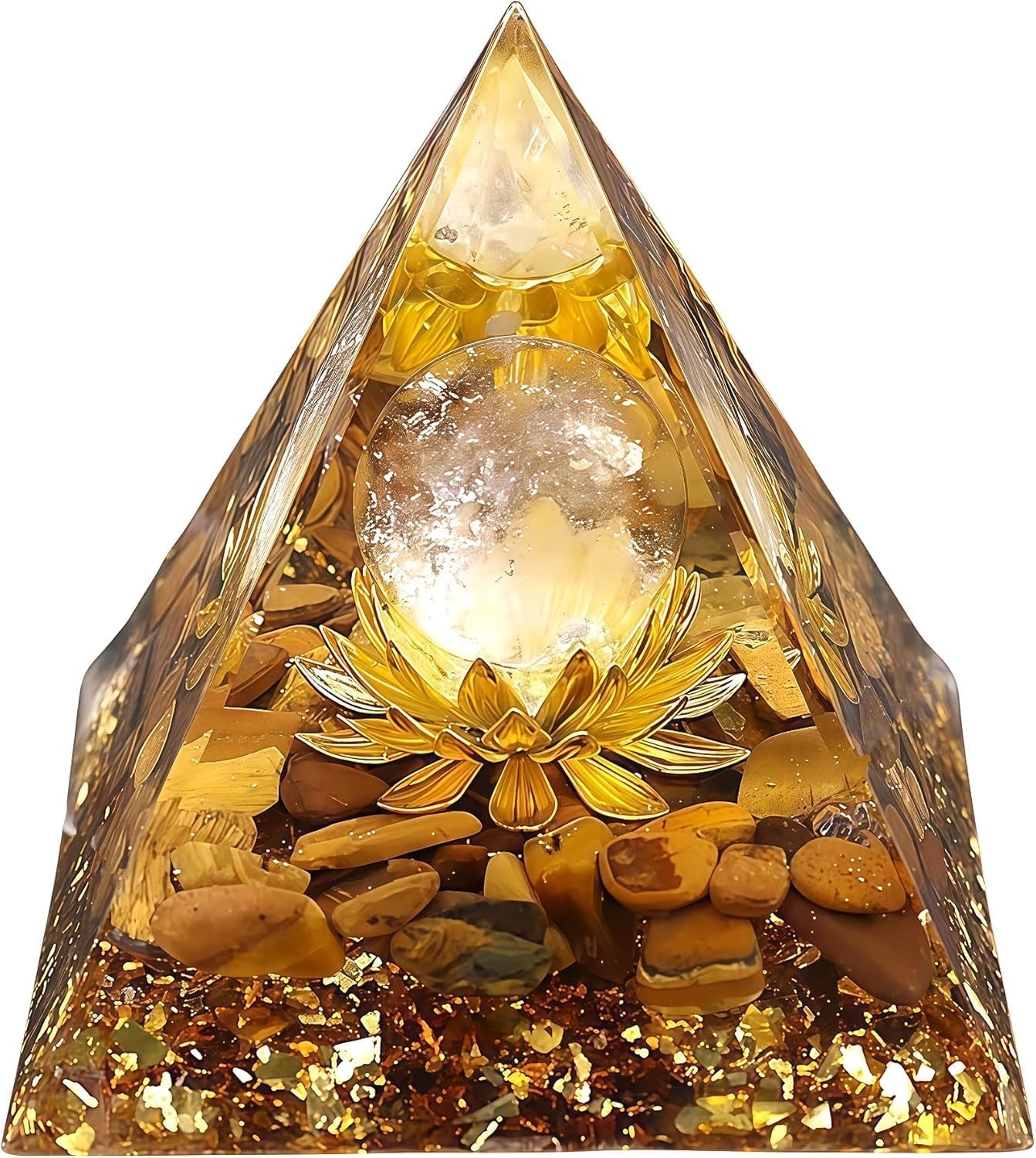 Orgone Pyramid Energy Generator Emf Protection Healing Meditation Orgonite USA
