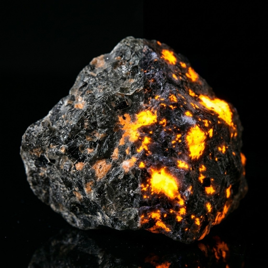 Natural Raw Yooperlite UV Reactive Glowing Fire Stone Mineral Specimen 25-30g