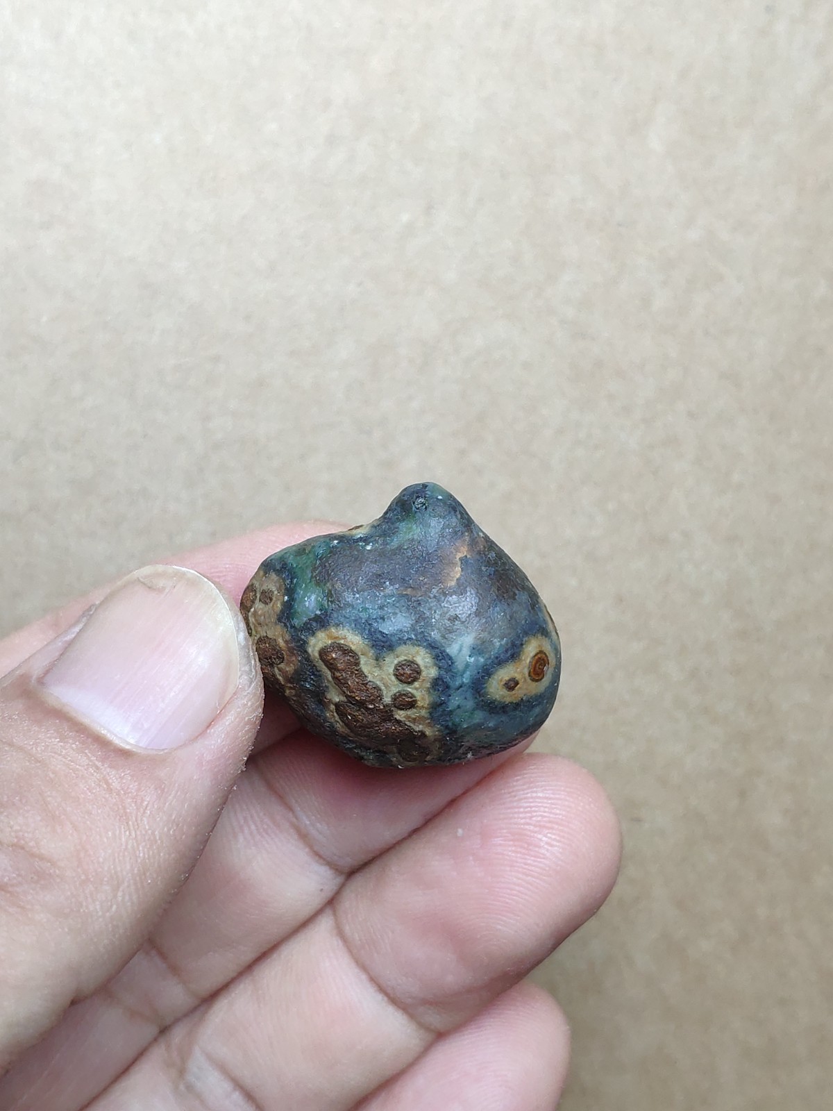 26mm Beautiful Natural Gobi Agate eye agate Landscape stone