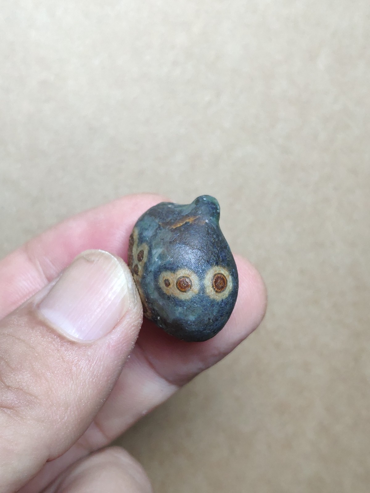 26mm Beautiful Natural Gobi Agate eye agate Landscape stone