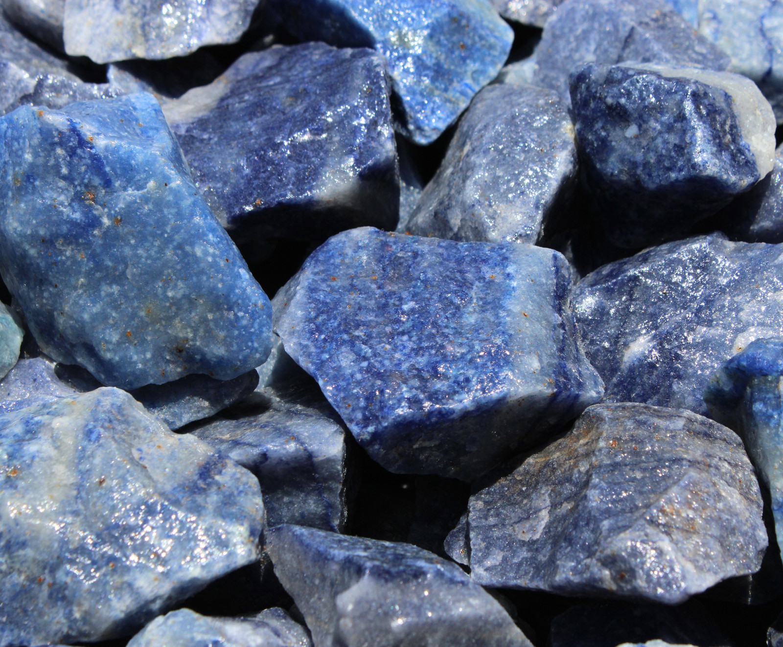 Blue Aventurine – Rough Rocks for Tumbling – Bulk Wholesale 1LB options