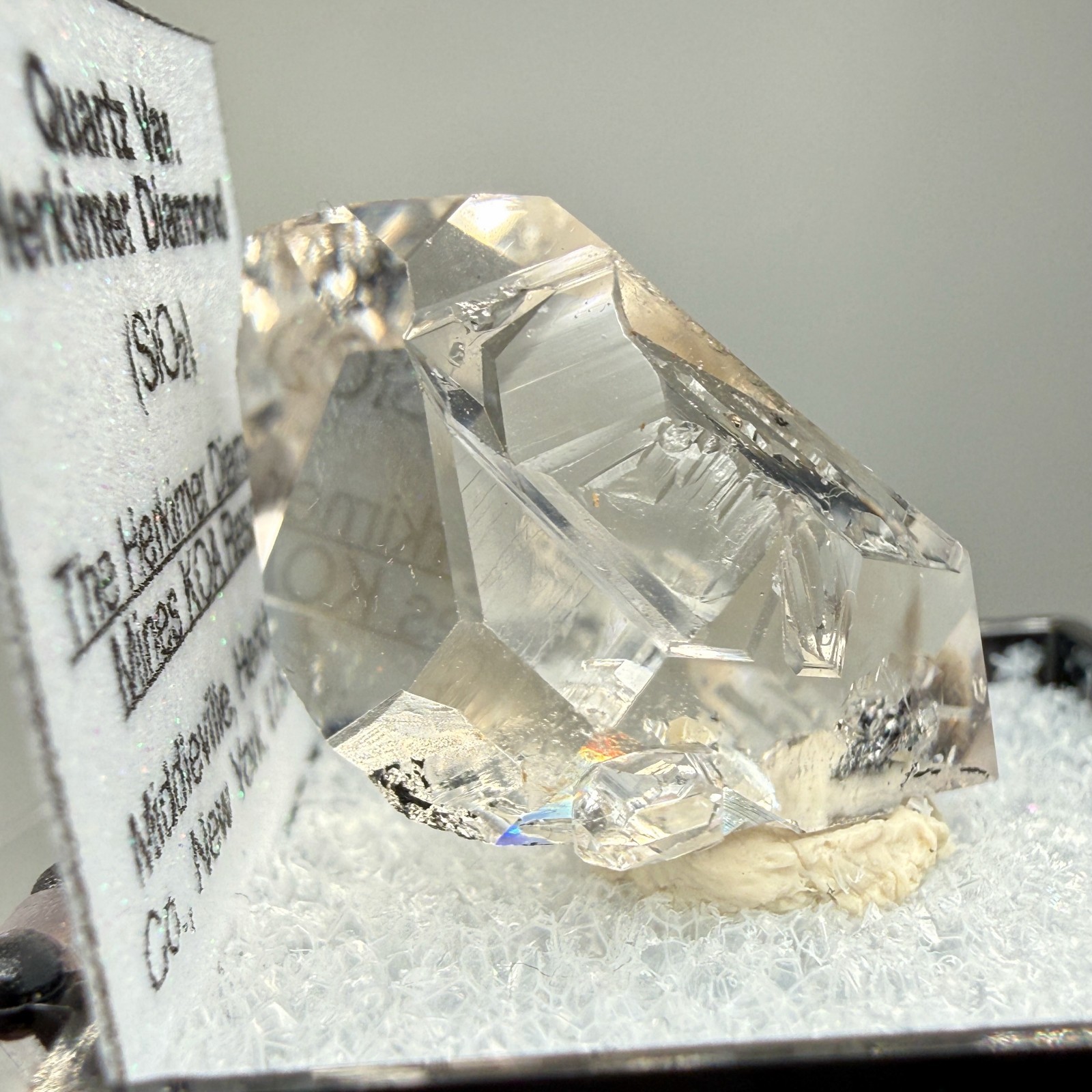 Herkimer Diamond Gem w/ A+ Clarity, Light Smoky Color