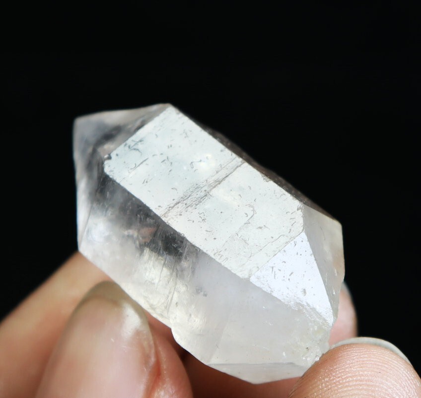 Natural Herkimer Diamond Quartz Crystal Stone Point Healing Mineral Specimen