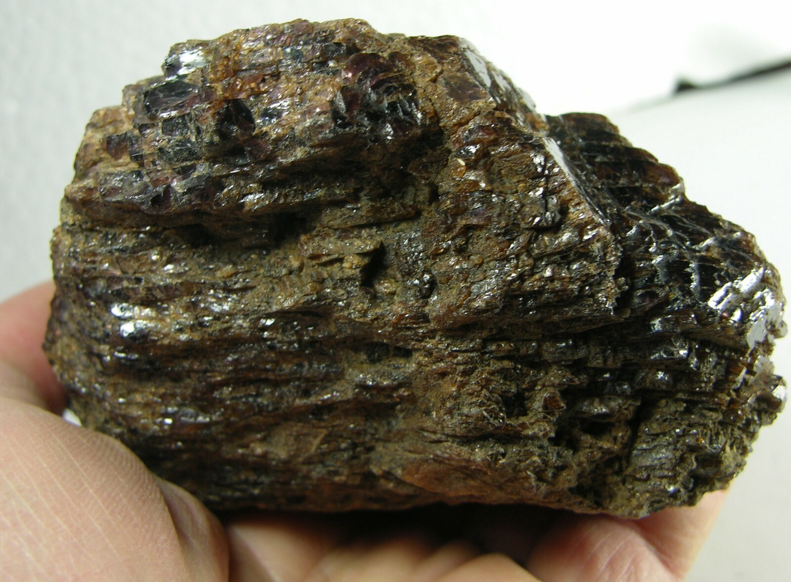 946g Vietnam 100% Natural Brown Spinel Crystal Cluster Specimen 2 lb 1oz 127mm