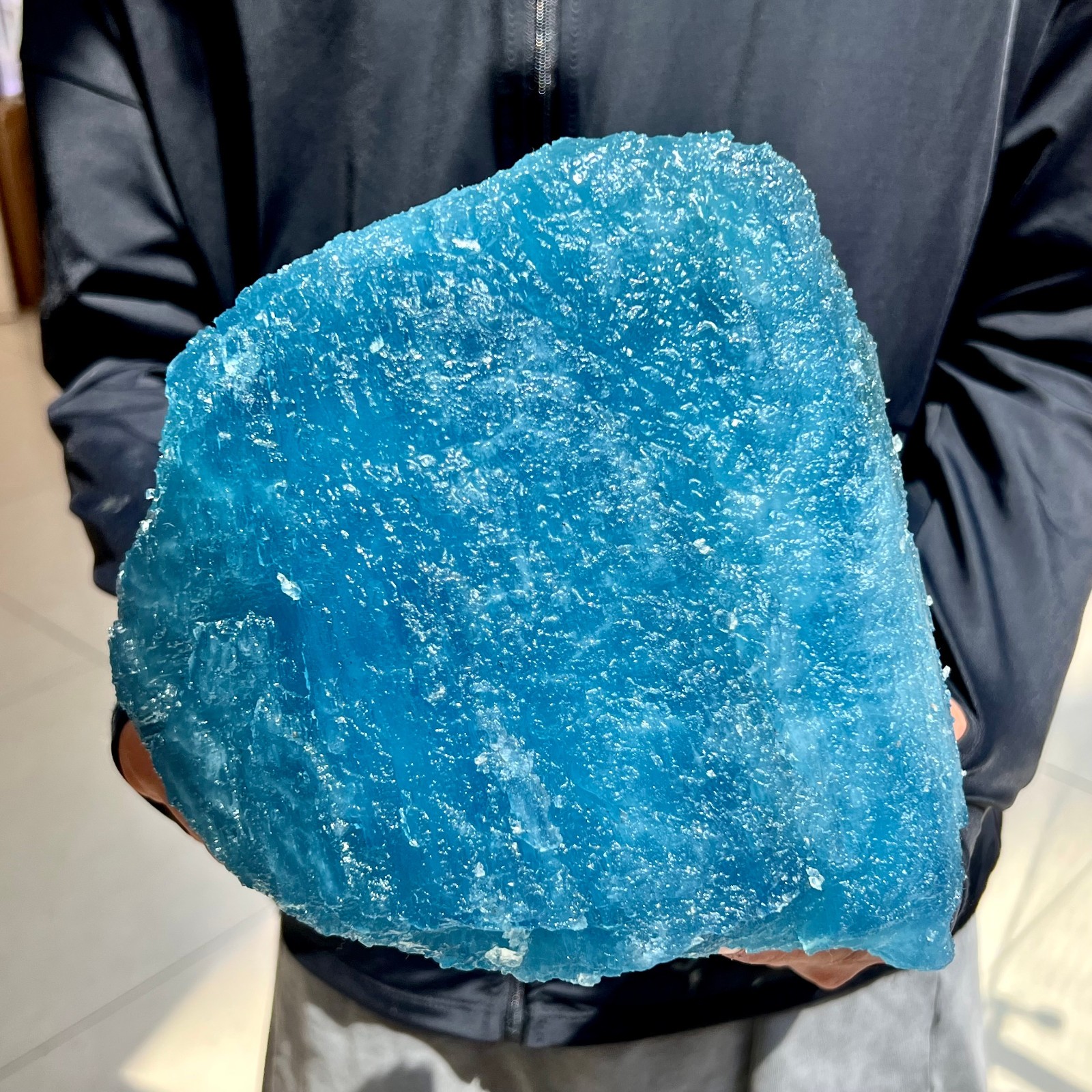 10LB pound natural aquamarine quartz crystal mineral sample for Reiki healing