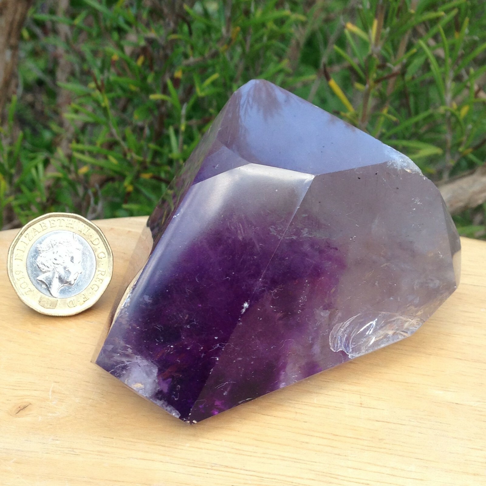 Amethyst Crystal Freeform Insight Focus Clairvoyance Wisdom 360g 9x7x4.6cm