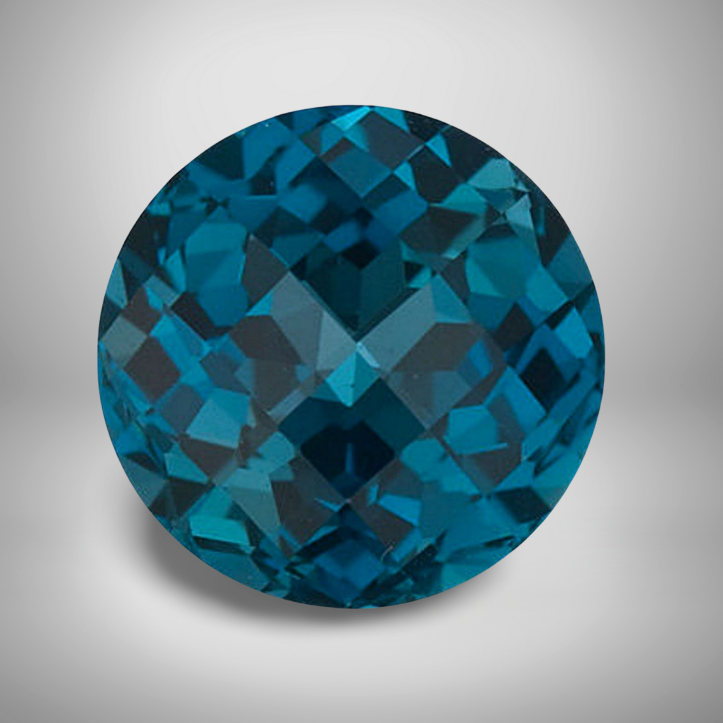 London Blue Topaz Round Cut Gemstone 0.15 Cts – 3 mm Calibrated Loose Gem