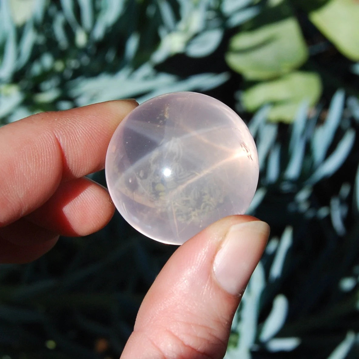 AAA STAR Rose Quartz Crystal Spheres, Many Sizes 25mm to 65mm, Mozambique