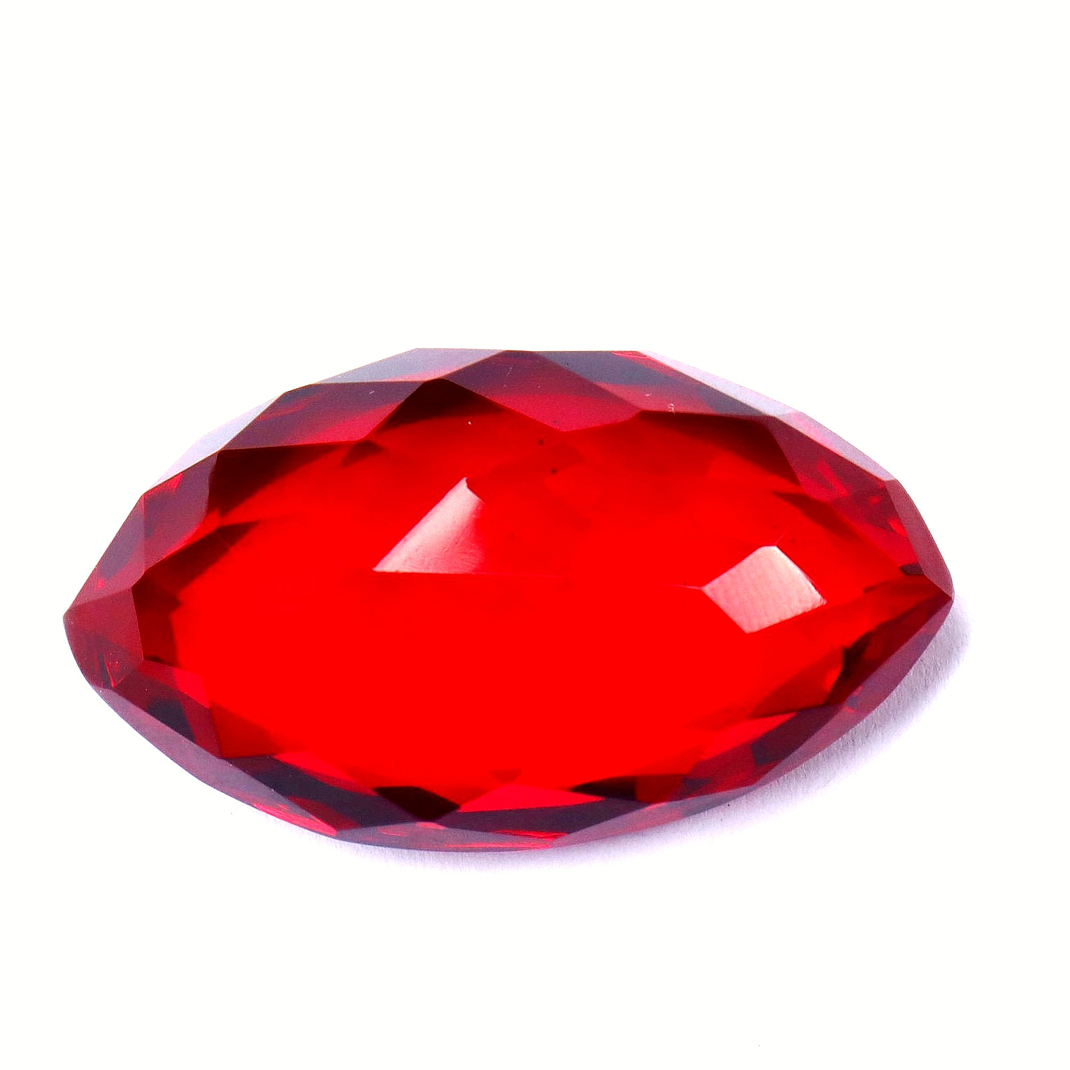 98 Ct Burmese Natural Ruby Blood Red Marquise Cut Certified Loose Gemstone