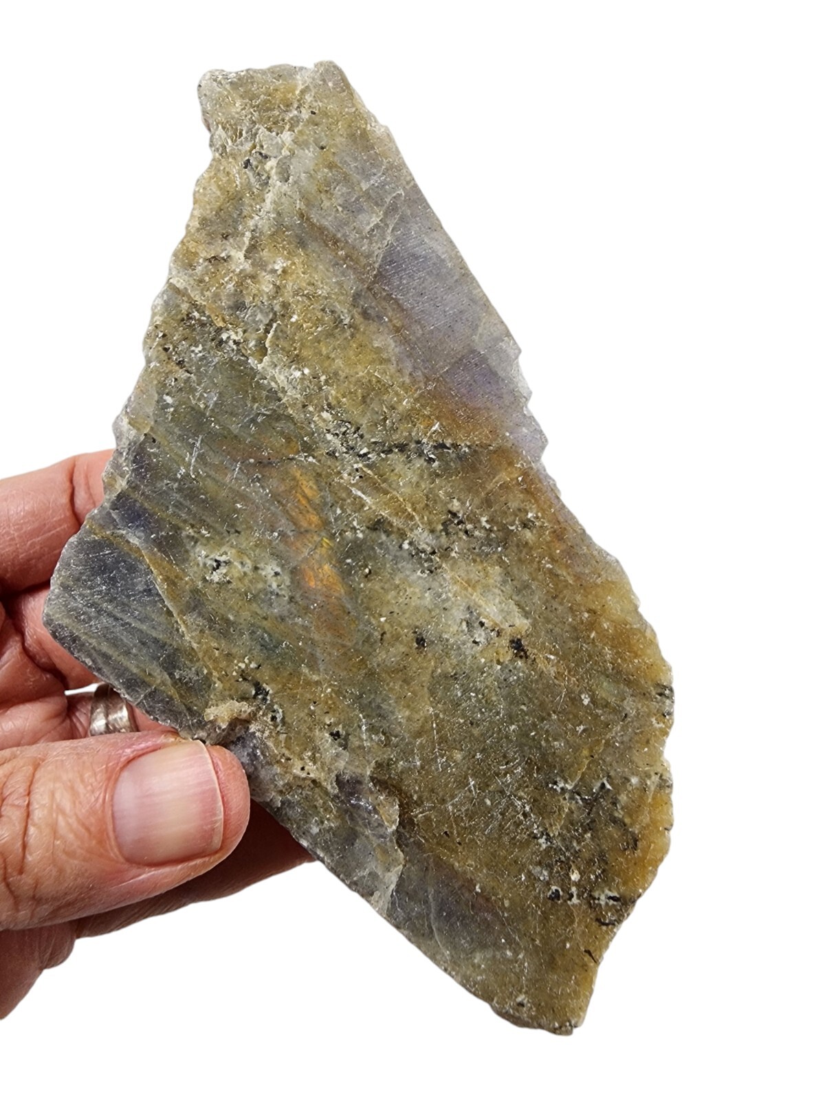 Labradorite Polished Face Madagascar 144 grams