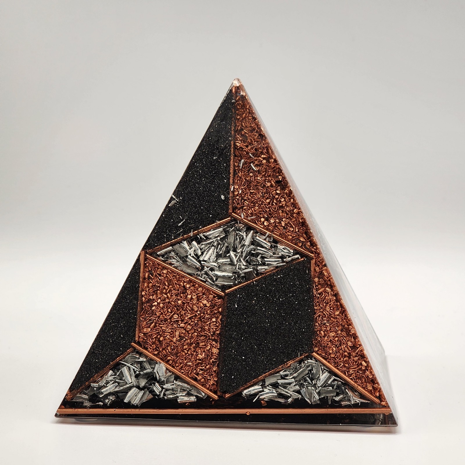 Orgonite Handmade Pyramid – Energy Balancing, Positive Transformation
