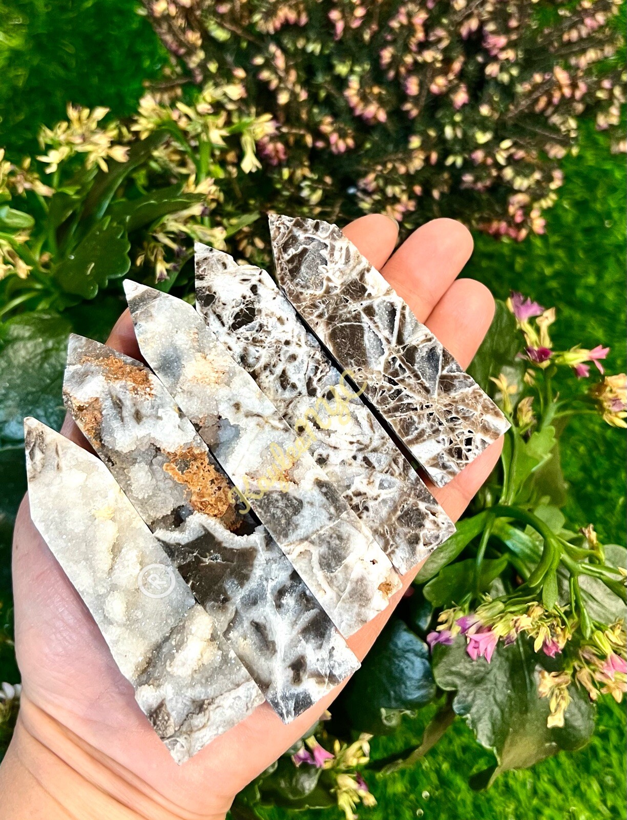 Wholesale Lot 2 Lbs Natural Sphalerite Obelisk Tower Point Crystal Healing