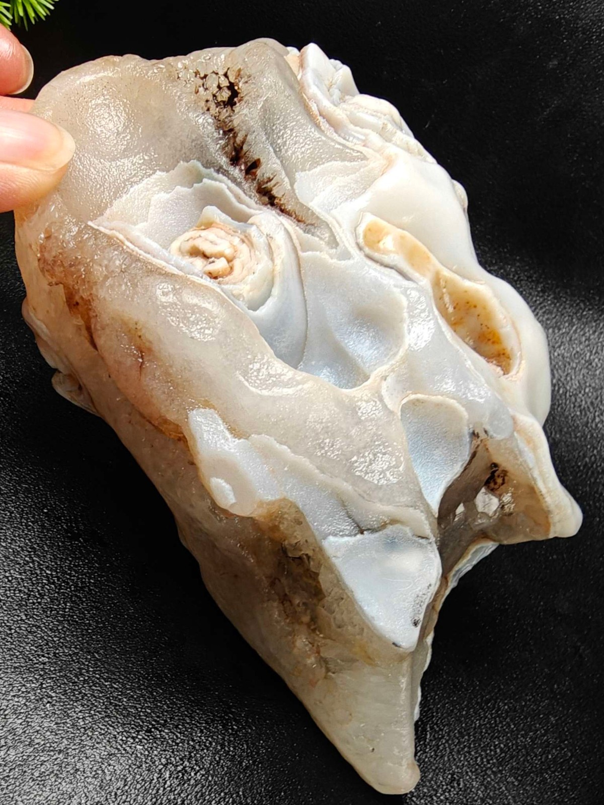 Rare China Inner Mongolia Gobi Eye Agate Stone Specimen 100% Natural Designer