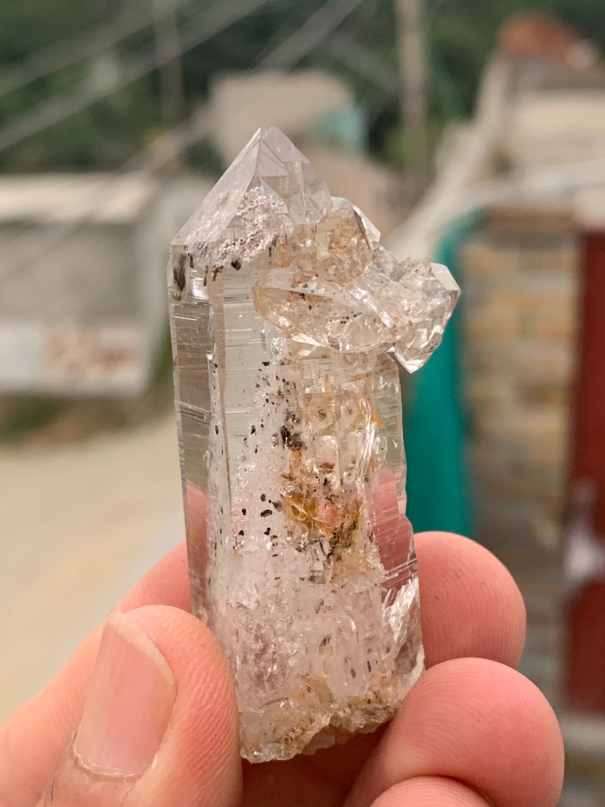 35 grams AAA Grade Garden Quartz (Lodolite) Point – Thousand Layers Formation
