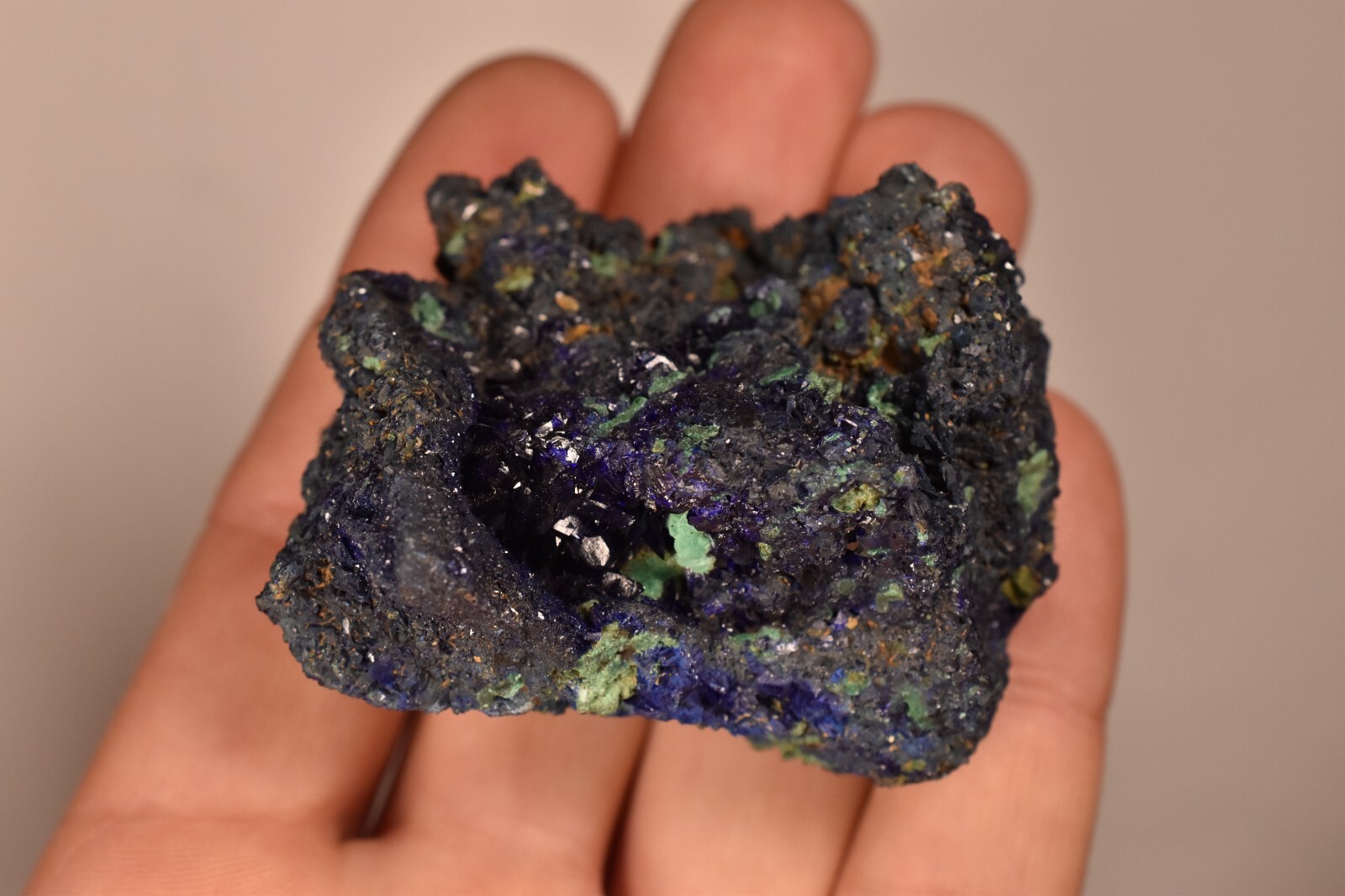 *AZURITE* 5.8cm 108.7g Crystal Cluster Malachite Natural Rough Specimen