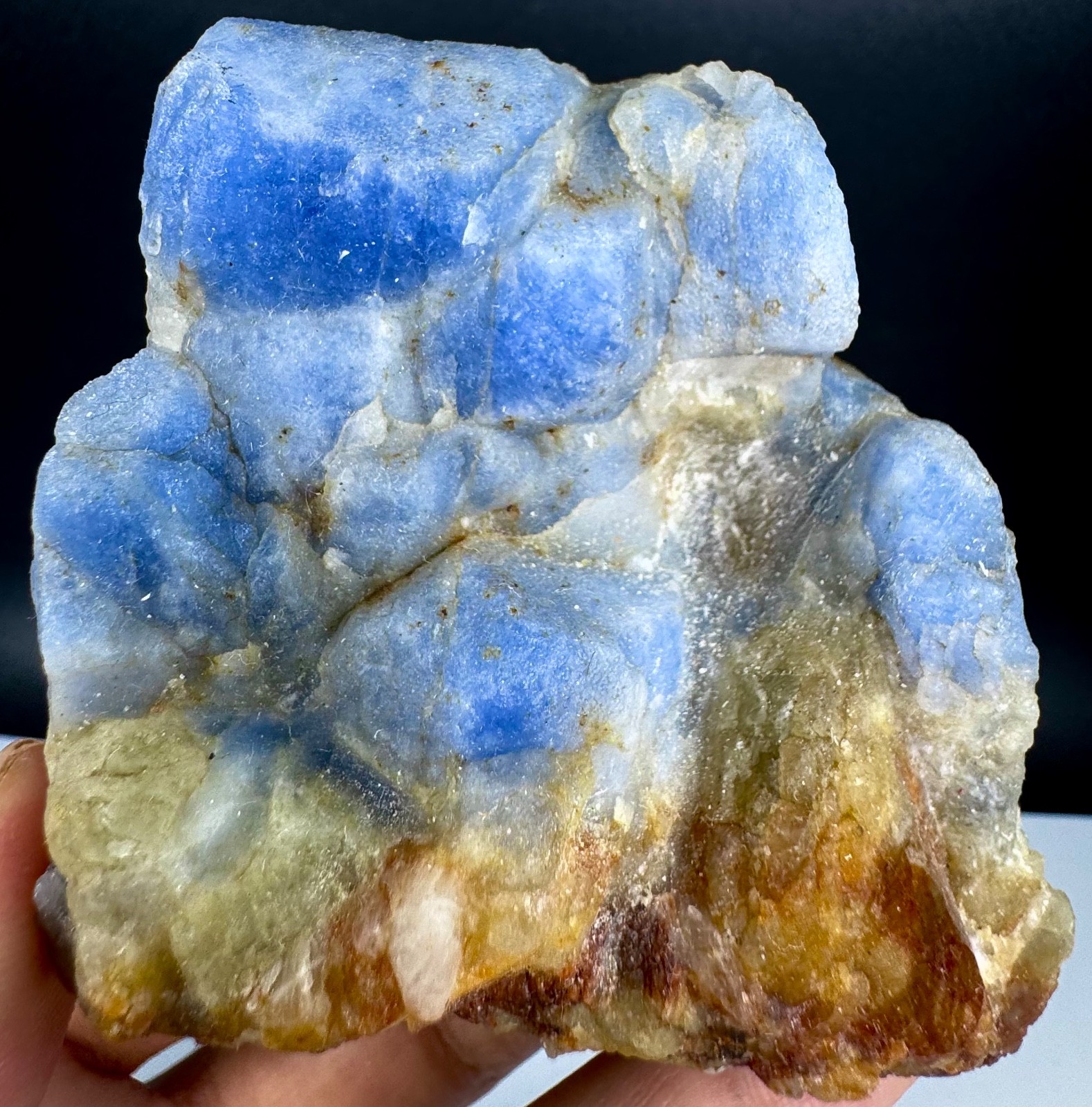Natural Aesthetic Hackmanite crystal specimen Fluorescent from Afghanistan