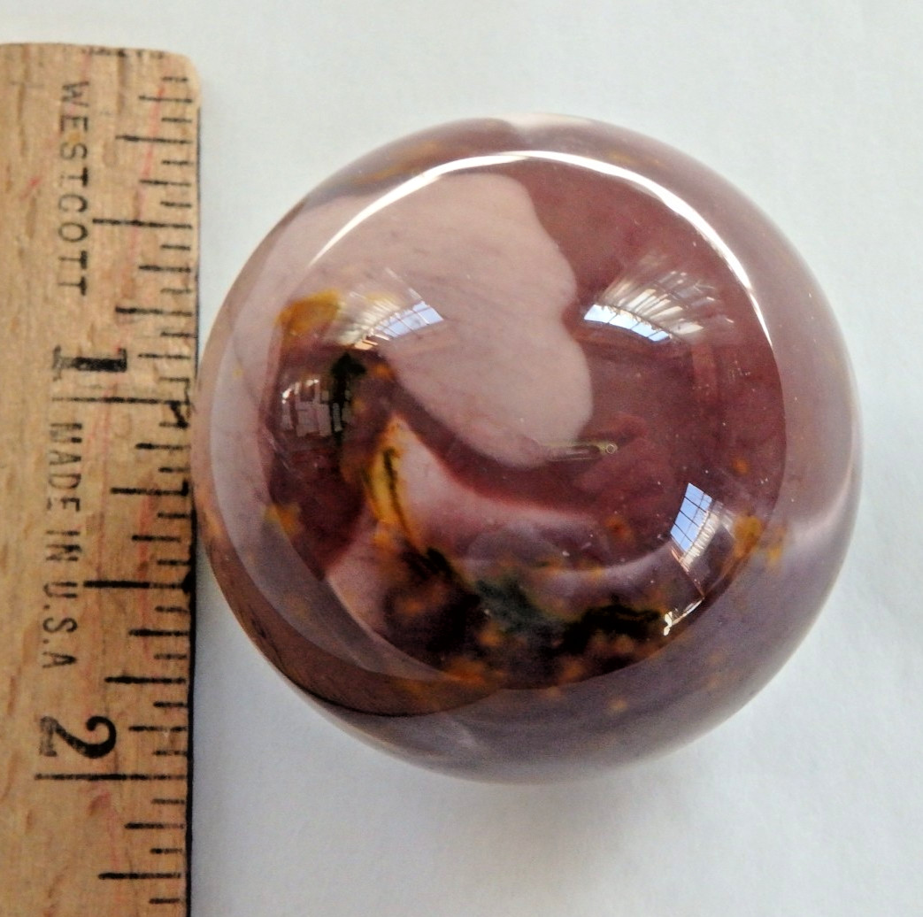 Beautiful Mookaite Jasper 💙 Sphere Mauves 💙 86.1 grams