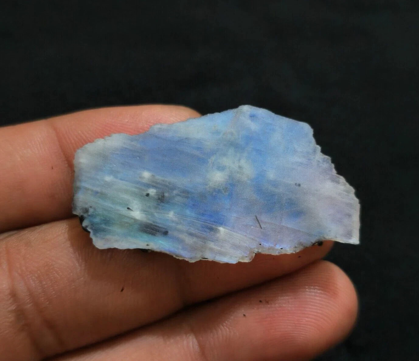 100% Natural Rainbow Moonstone Raw 50 Crt Moonstone Rough Gemstone For Jewelry