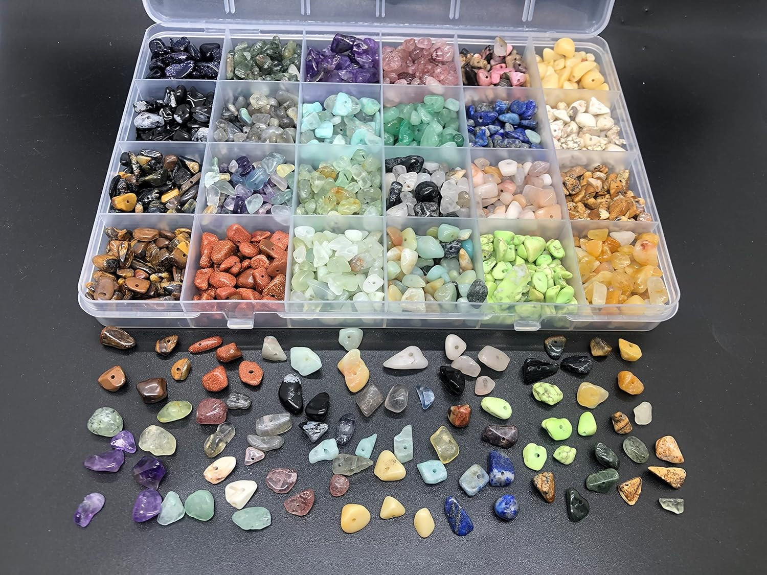 Gemstone Beads Natural Irregular Shaped Stone Chips Crystal Energy Healing Power
