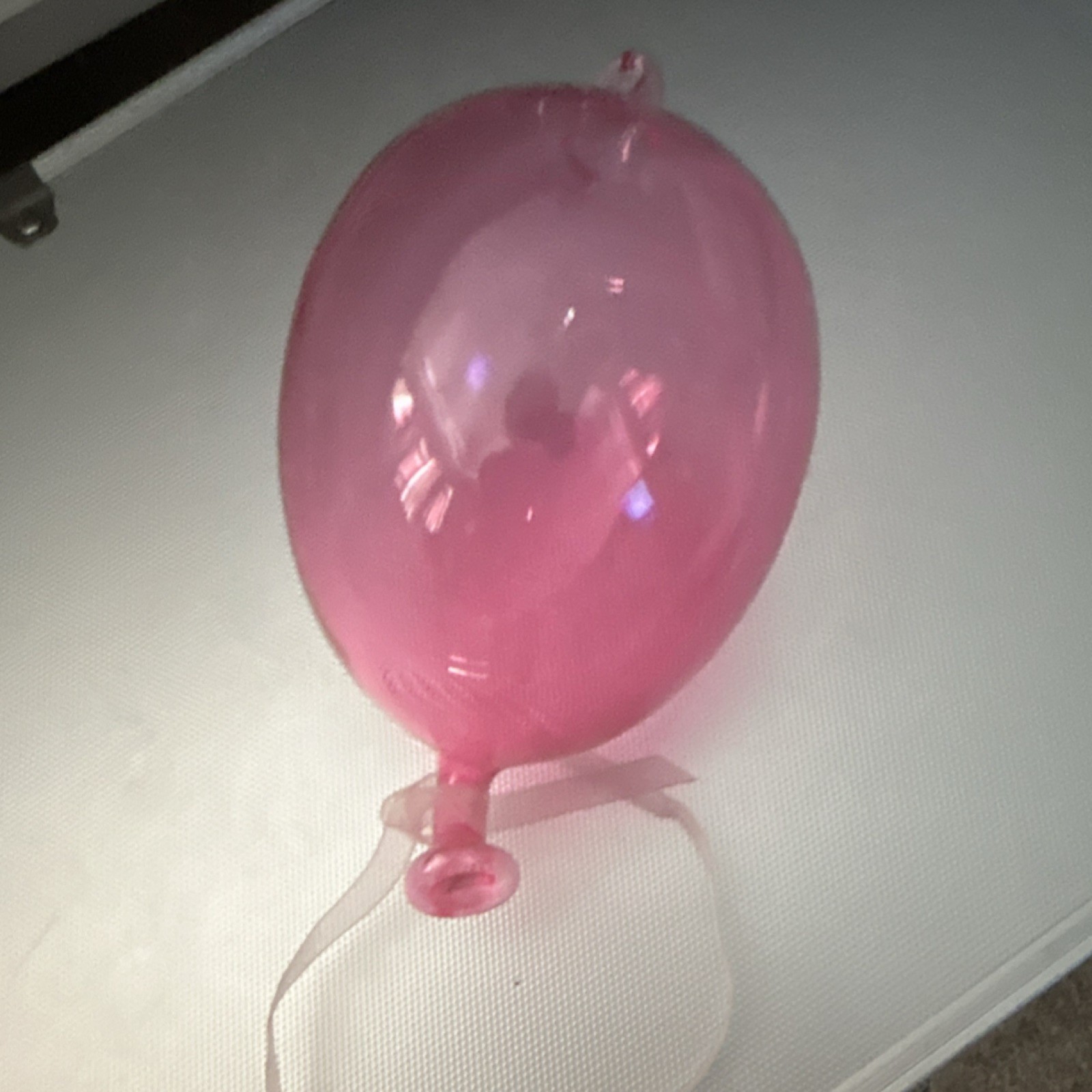 Pink Oval Solid Balloon, 1 Count