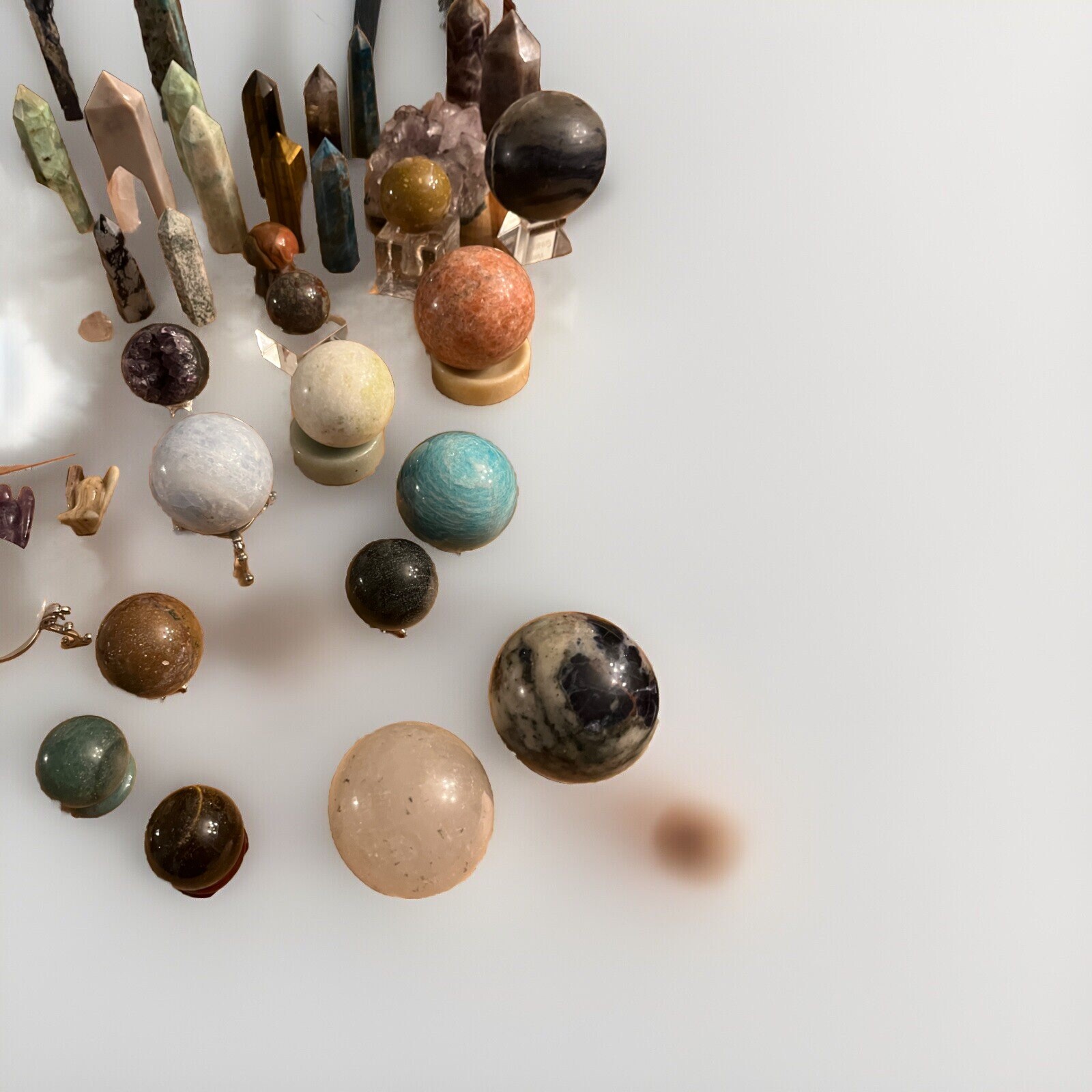 Crystal Scoop, Random Selection, Towers, Spheres, Palmstones | Gemstones Variety