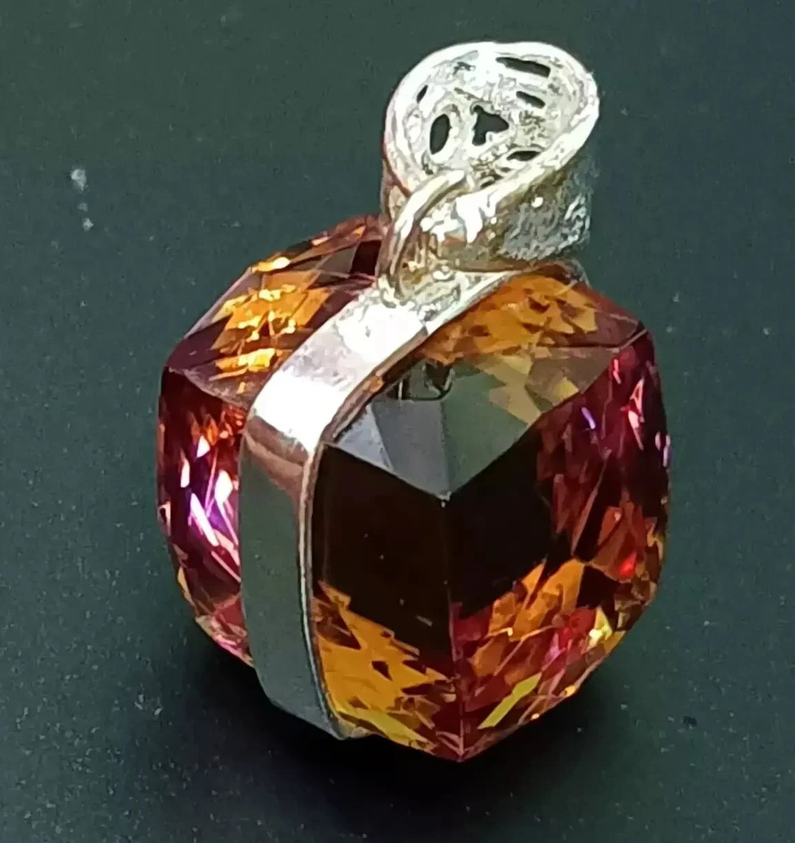 Natural Alexandrite Color Change Gemstone 50 Ct+ 925 Solid Silver Pendant